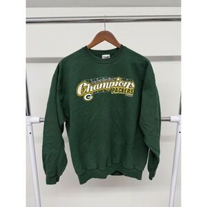 Vintage Jerzees GreenBay Packers Sweatshirt Green Size L